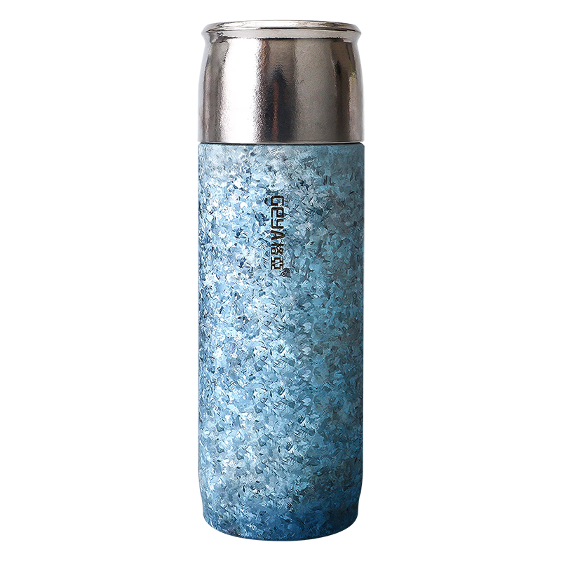 GEYA Antibacterial Pure Titanium Insulated Magnetic Tea Steeping Cup Customizable Thermal Water Bottle