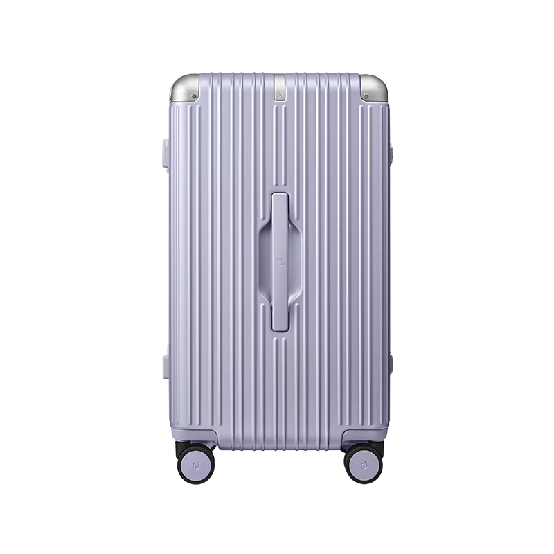 90 Points 26-Inch Aluminum Frame MAX Luggage 2026 New Travel Suitcase Large Capacity Trolley Case with Password Lock Soft Matte Purple