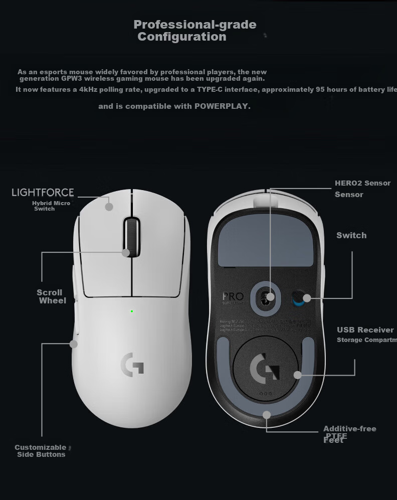 G GPW 4th Generation Wireless Gaming Mouse Dog Pee King 4th Generation Suzaku Lightweight Ergonomic Esports FPS Black Myth GPW 4th Generation - Suzaku Pink - Charging Dock Gift Box 17