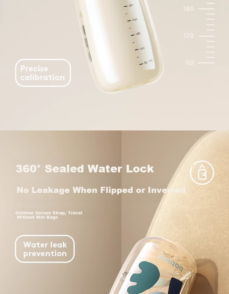 BABLOV Maternity Straw Cup PPSU Baby Water Bottle High Temperature Resistant Leak-Proof Cup for Children School Use 10