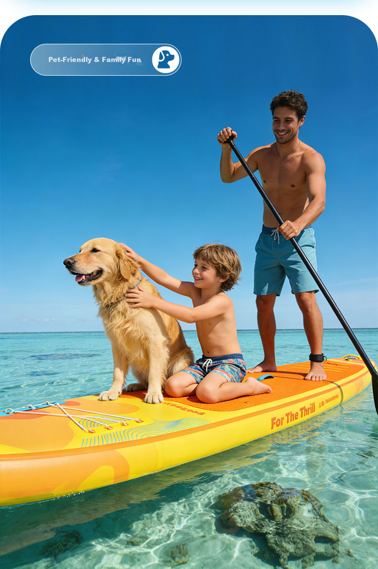 MSEASFREE Iridescent Surf Paddleboard Stand-Up SUP Fishing Yoga Lure Board Green Shadow 12