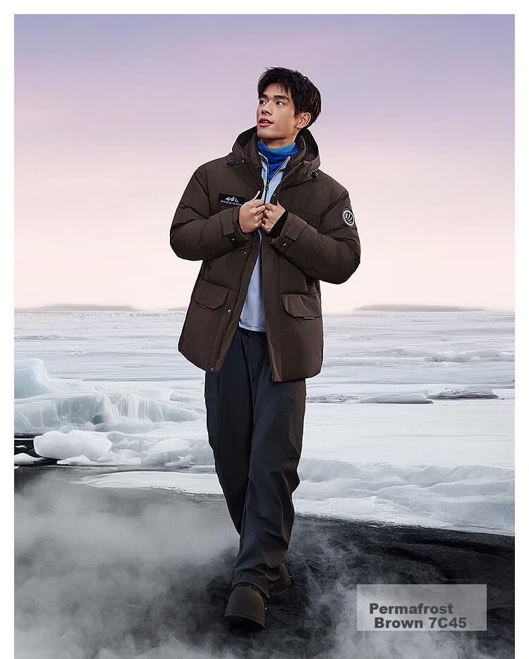 BOSIDENG Off-Season Extreme Cold Goose Down Thickened Hooded Unisex Couple Ultimate Warmth Mall Same Style Down Jacket 23