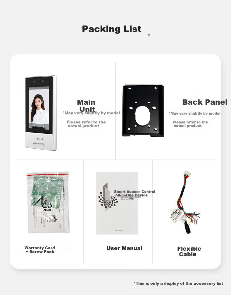 Dahua Facial Recognition Access Control All-in-One Machine Enterprise WeChat Co-branded Attendance Machine 4.3-inch Touch Screen Ethernet Network Company Face and Card Attendance K41 16
