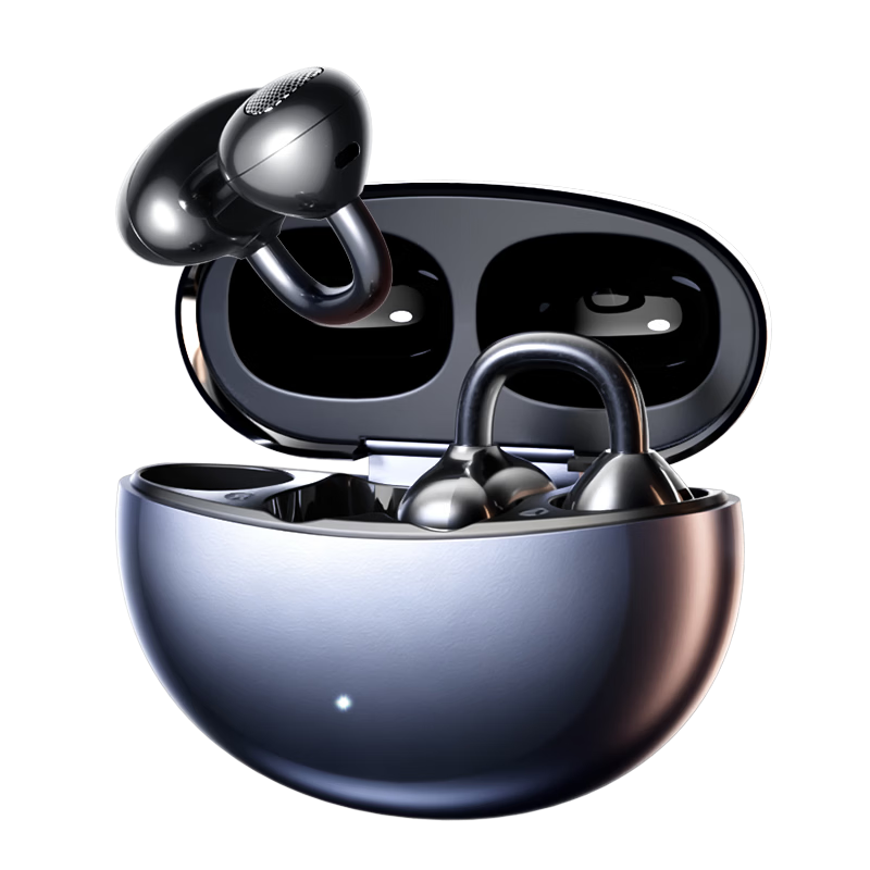 Chuanggu [2026 Latest Model | Berlin Voice TOP1] Bluetooth Headphones, Bone Conduction Concept, Wireless Ear Clip-Style, Not In-Ear, AI Translation, Call Function, Noise Reduction, Sports, Ultra-Long Battery Life