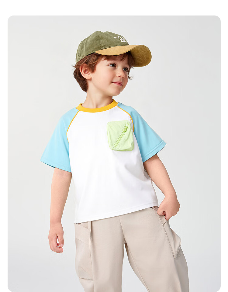 Balabala [balaOne] Kids Baby Boys Short Sleeve T-Shirt 2026 Summer Children's Top 18