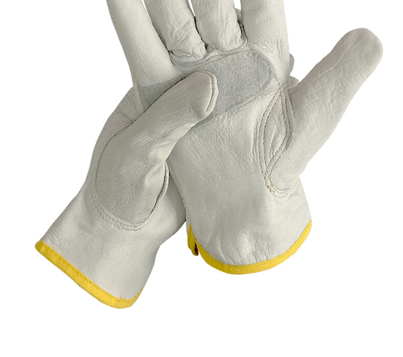 Shengfang Electric Welding Gloves Labor Protection Wear-Resistant Cowhide Welder Gloves Heat Insulation Welding Construction Site 14