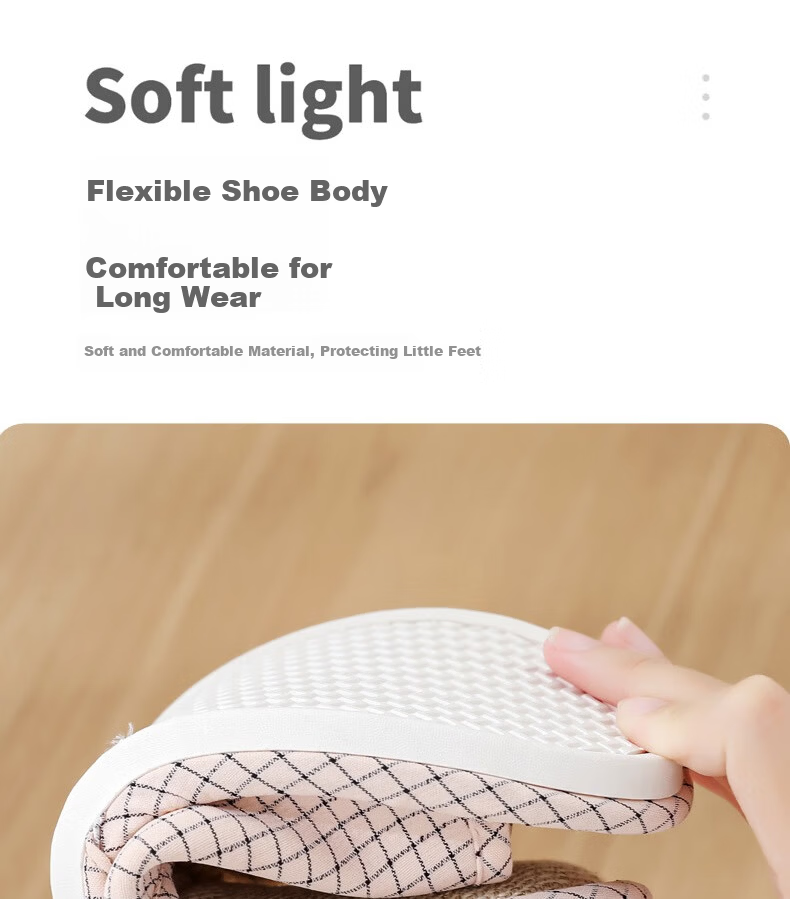 Huamei Jianbu Linen Slippers Home Indoor Non-Slip All-Season Sweat-Absorbing Breathable Cotton Linen Slippers HM6106 Pink Size 40-41 11