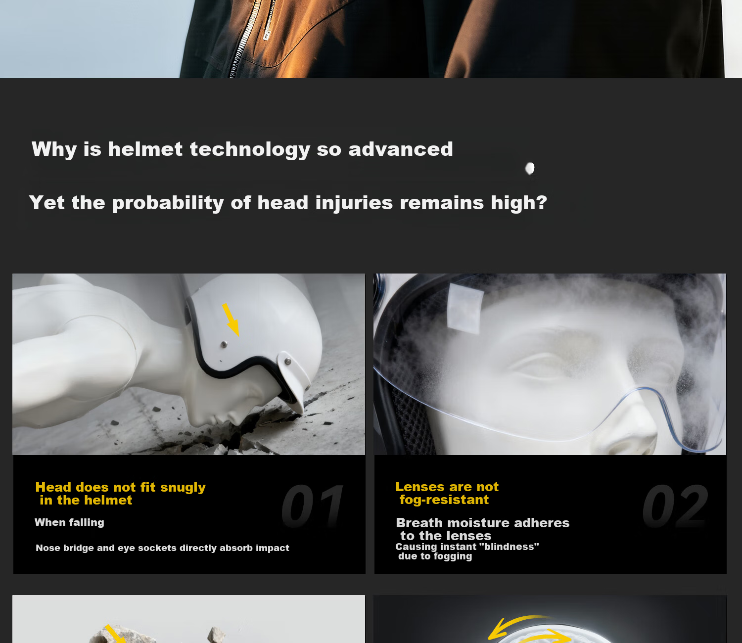 NEVA New National Standard Class A 3C Certified Electric Motorcycle Helmet Unisex Winter Warm Anti-Fog Electric Scooter 3/4 Half Helmet Safety Cap Pearl White - Anti-Fog Long Visor 4