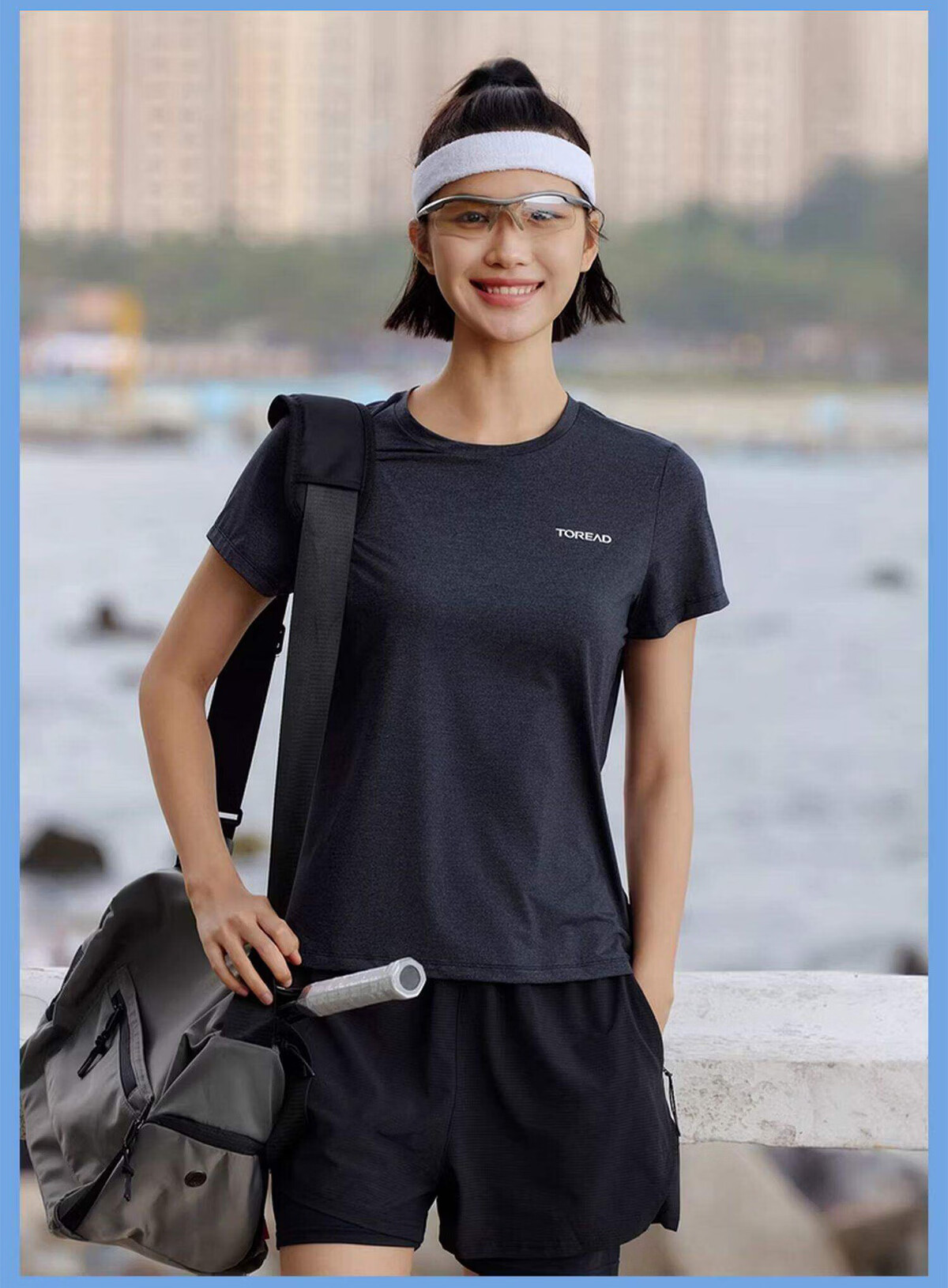 TOREAD Quick-Dry T-Shirt 26 Spring Summer New Couple Breathable Short Sleeve Sun Protection Round Neck Stretch Sports Top TAJJBO81754 14