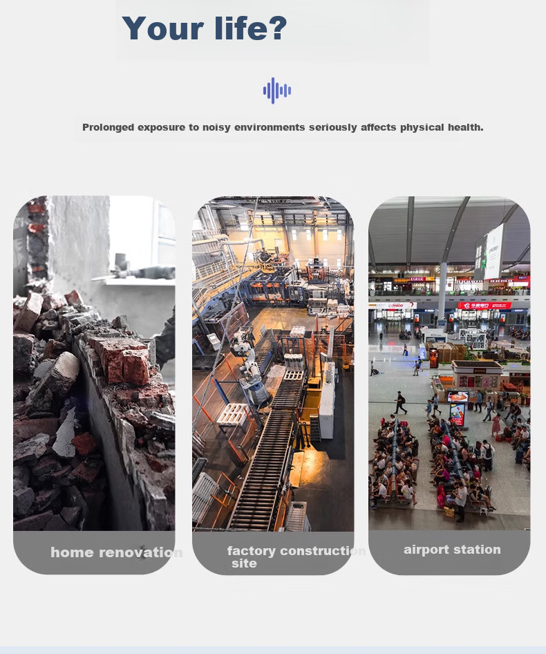 Kailehu TE-534 Soundproof Earplugs, Noise Reduction for Study, Sleep, Industrial Factory Machinery, Construction Site Shooting, Silent Device, Anti-Interference, Noise Preventio 5