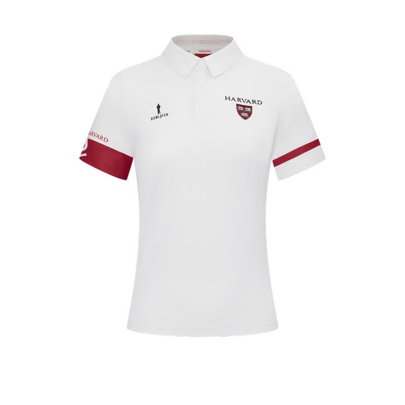 Biyinlefen Golf [Harvard Collaboration] 2025 Spring/Summer New Women's Vintage Collegiate Casual Sports High-End Polo Shirt