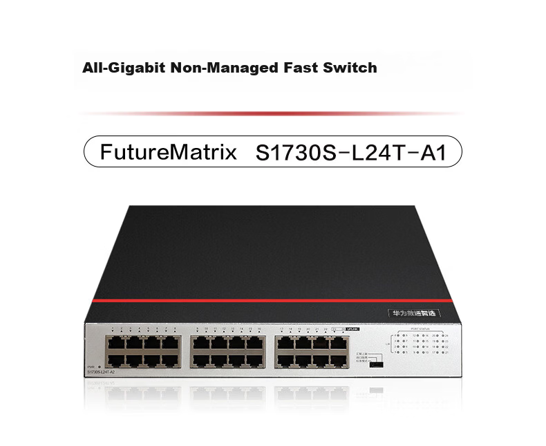 Huawei S1730S-L24T-A1 Gigabit Switch 24-Port Gigabit Ethernet Network Splitter Small Home Enterprise Level Replacement for S1724G-AC 1