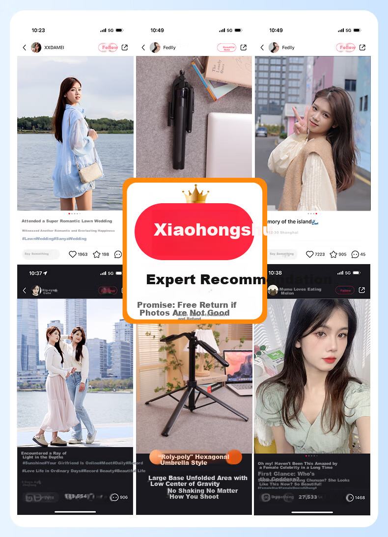Shuotu [Smart Zoom] Selfie Stick Tripod, Portable Phone Stand, Travel Essential, Handheld Anti-Shake, 360-Degree Rotation, Concert Shooting, Douyin Live Streaming Floor Stand 1
