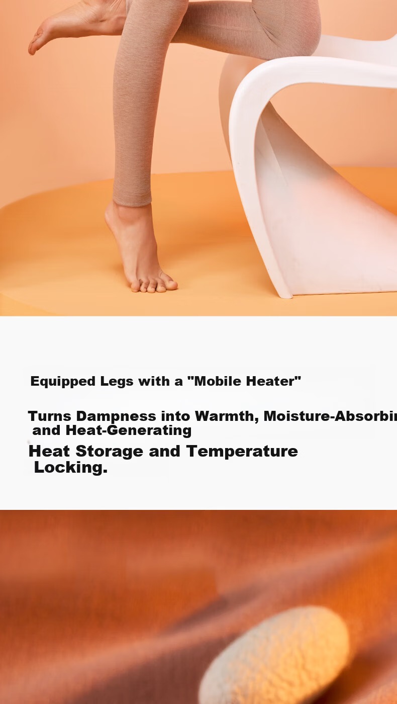 Youkeshu Women's Thermal Pants 2026 Autumn Winter New Thickened Fleece Cashmere Antibacterial Seamless Slimming Base Layer Leggings 3