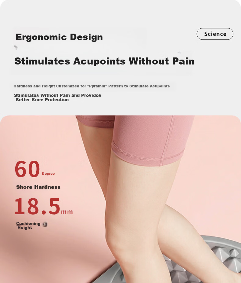 Li-Ning Acupressure Foot Massage Pad Soft Food-Grade Silicone Sole Reflexology Toe Pressure Board for Meridian Stimulation 12