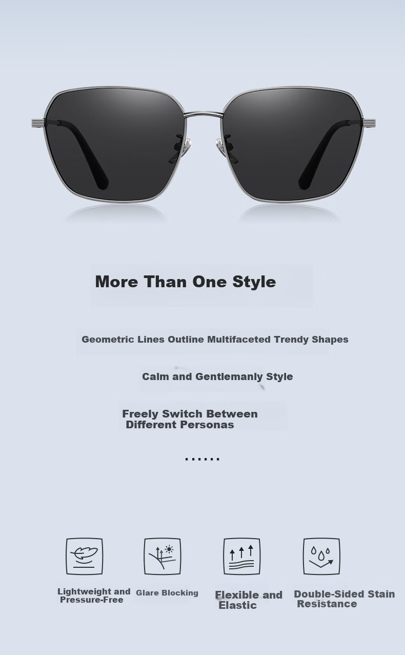 HLA Day and Night Dual-Use Polarized Sunglasses Night Driving Photochromic Men's Night Vision Glasses Anti-Glare for Driving 2