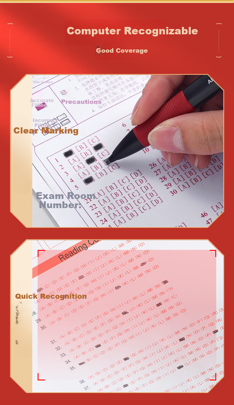 M&G Stationery 2B Exam Automatic Marking Pencil, Student Mid-Term Exam Special Automatic Pencil, Mechanical Pencil, 12 Pieces/box AMP33701 6