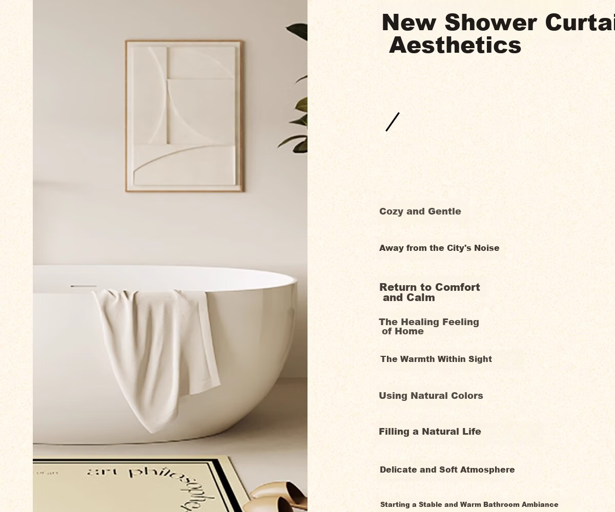 Honglu Bathroom Folding Magnetic Waterproof Shower Curtain Partition for Wet and Dry Separation Invisible Water Barrier No Drilling Required 4