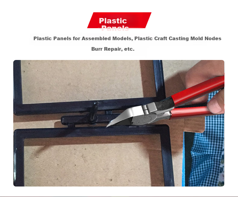 GeeLii 5-Inch Diagonal Cutting Pliers Electronic Plastic Nippers 65012 6