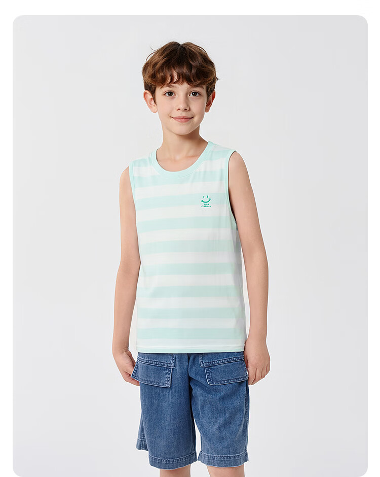 Balabala [balaOne] Children's Vest Unisex Baby Sleeveless Innerwear Top for Kids 21