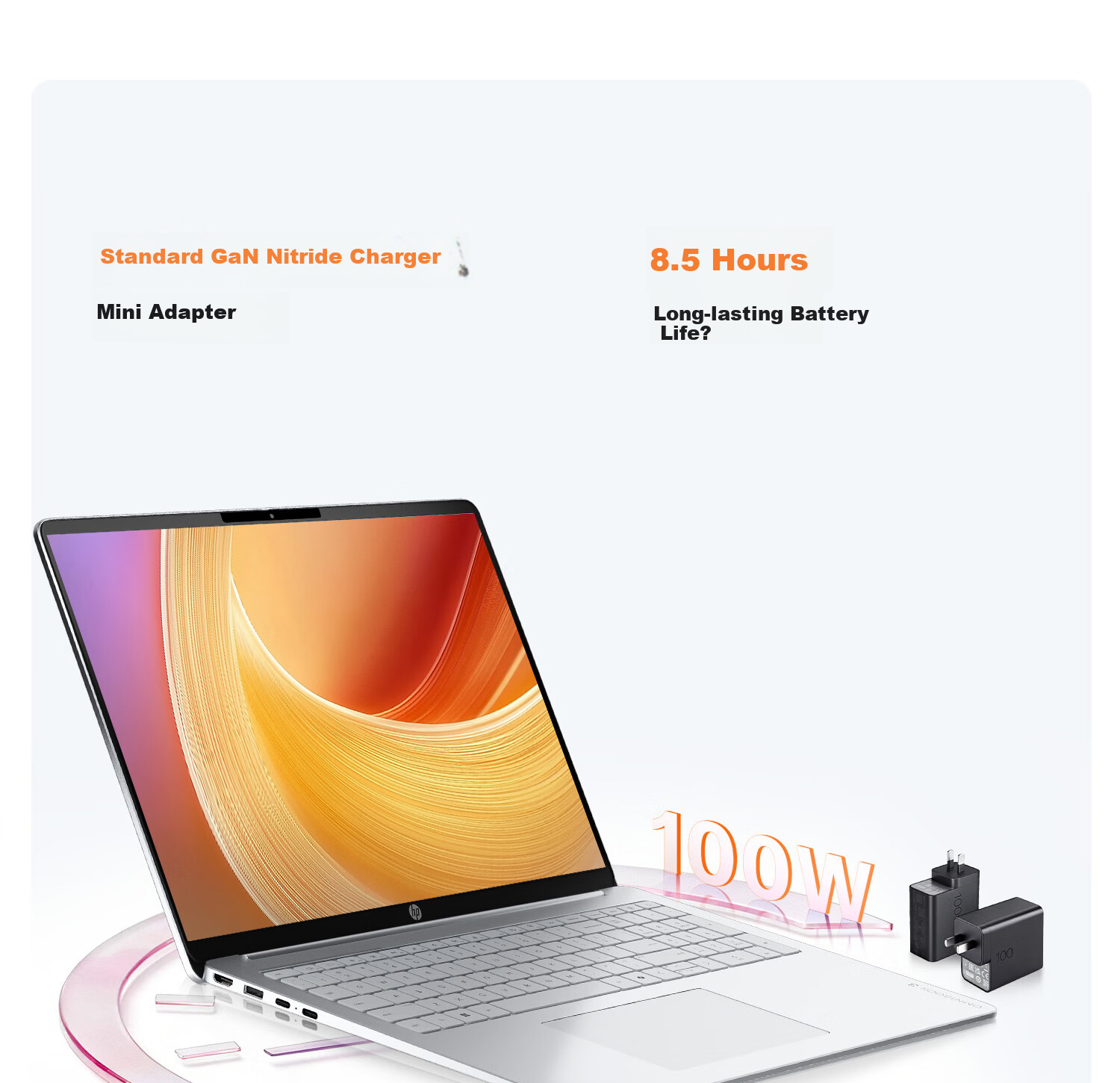HP StarBook 16 2026 16-inch Lightweight Laptop (R7 H 255, 16GB RAM, 1TB SSD, 100% sRGB, AI, Silver) with National Subsidy 17