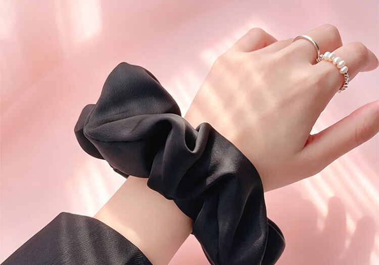 Meiyanji Large Intestine Hair Tie for Women High Elasticity Ponytail Holder Premium Hair Rope Zhao Lusi Style 3