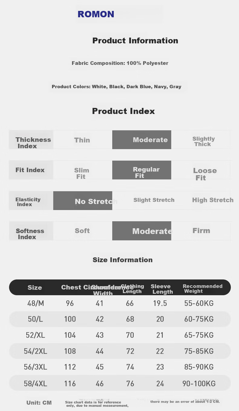Romon Ice Silk Short Sleeve T-Shirt Men's Summer Business Casual Polo Collar Base Shirt Middle-aged and Young Dad Men's Wear 6