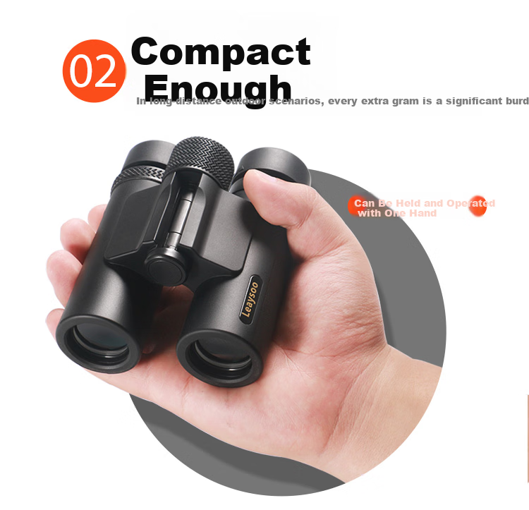 Leaysoo Leaysoo Xuanying 10X26 High Magnification High Definition Professional Binoculars for Mobile Phones, Outdoor Concert Viewing, Classic Black 7