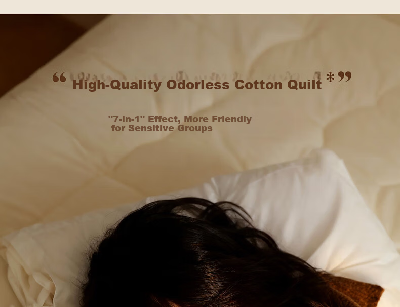 Mercury Home Textile Cotton Quilt Cotton Comforter Core Pure Cotton Class A Xinjiang Cotton Double Approximately 5 Jin 200x230cm 34
