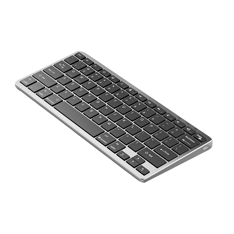 EWEADN Wireless Keyboard Silent Bluetooth Dual Mode Laptop Desktop Business Office Typing Portable Ultra-thin Scissor Switch Design 78 Keys Rechargeable Peripheral