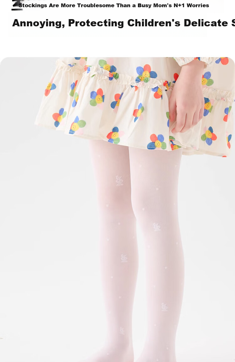 Langsha Children's Summer Thin White Anti-Mosquito Dance Tights Baby Leggings Spring Autumn Ultra-Thin Girls Pantyhose 11