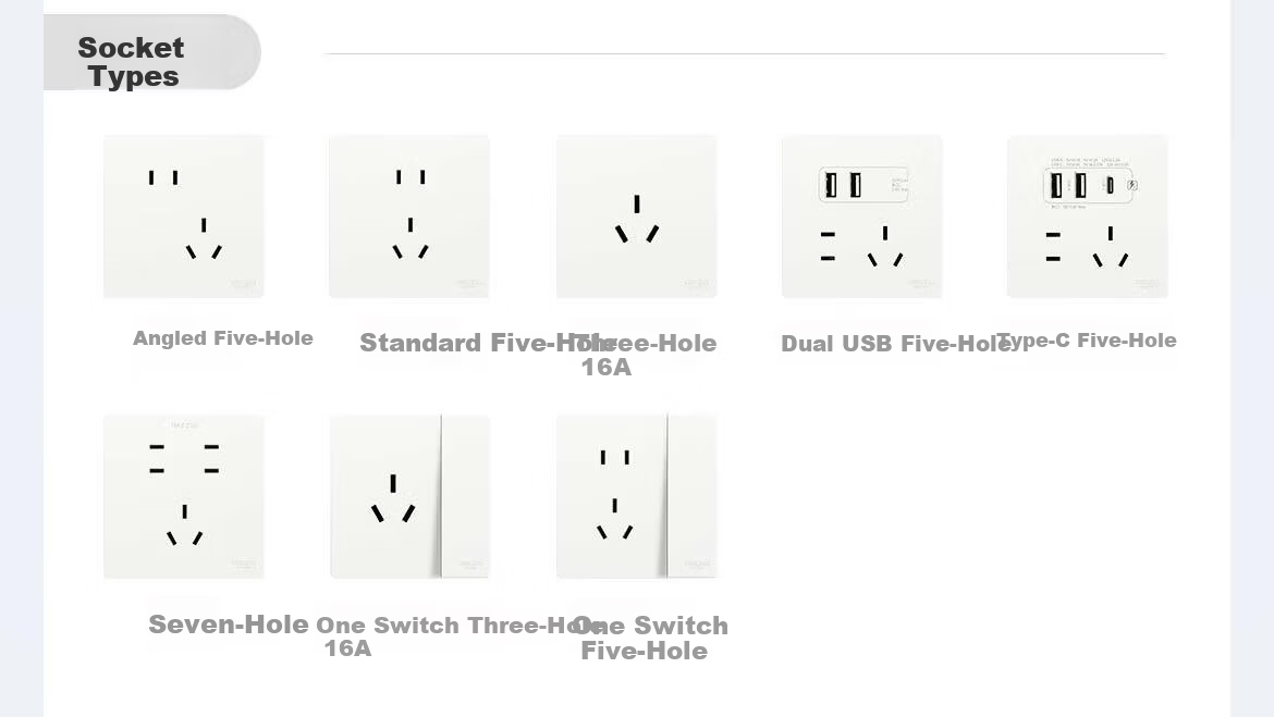 DELIXI Switch Socket CD806 Matte Frosted Cream Style Large Panel Two-Gang Double Control Han Yu White 30