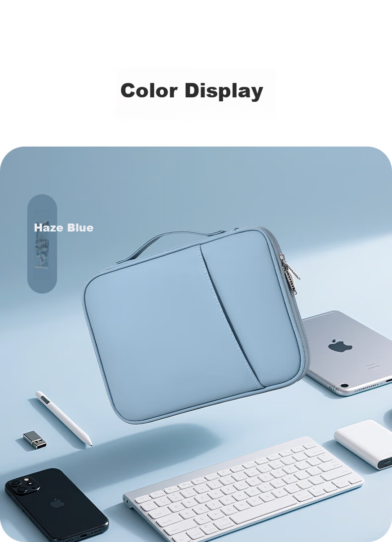 DiYi Workshop Tablet Case for Apple iPad Air 9/11, Huawei MatePad, Xiaomi 7 Pro, Lenovo Legion Y700 Protective Sleeve with Data Cable Digital Accessories Storage Bag 8