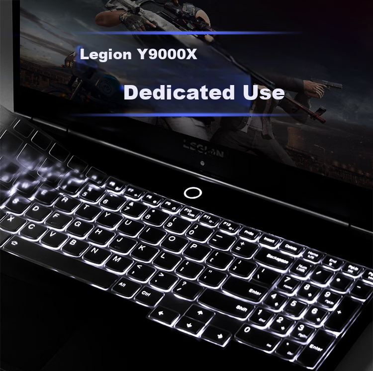 NVV Compatible Lenovo Legion Y9000 X Keyboard Cover 15.6-inch High Transparency TPU Invisible Keyboard Protector KL-4 1