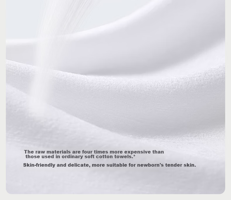 October Crystallization Baby Cotton Soft Wipes 300 Sheets Single Pack 100% Cotton Thickened Dual-use Dry and Wet Disposable Face Towels Suitable for Adults 5