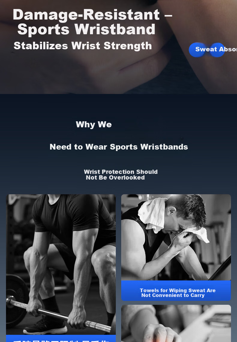 LI-NING Sports Wristband Sweat-Absorbing Wrist Wrap for Badminton Basketball Volleyball Tennis Tendonitis Wrist Injury Support 2
