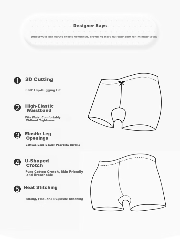 Dingguagua Girls' Anti-Exposure Safety Shorts Summer Solid Color 95% Cotton Baby Leggings Children's Boxer Briefs 3