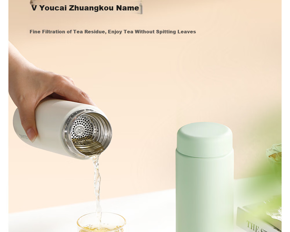 Fuguang Insulated Mug for Men And Women, Stylish Water Bottle, Ultra-Light Portable, 316 Stainless Steel Cup, 420ml 9
