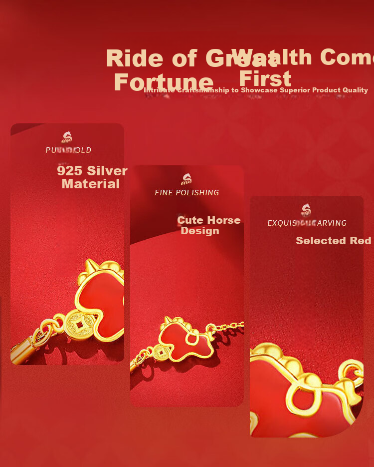 ALLOVE Year of the Horse Silver Bracelet for Women 2026 New Birthday Gift for Girlfriend Wife 5