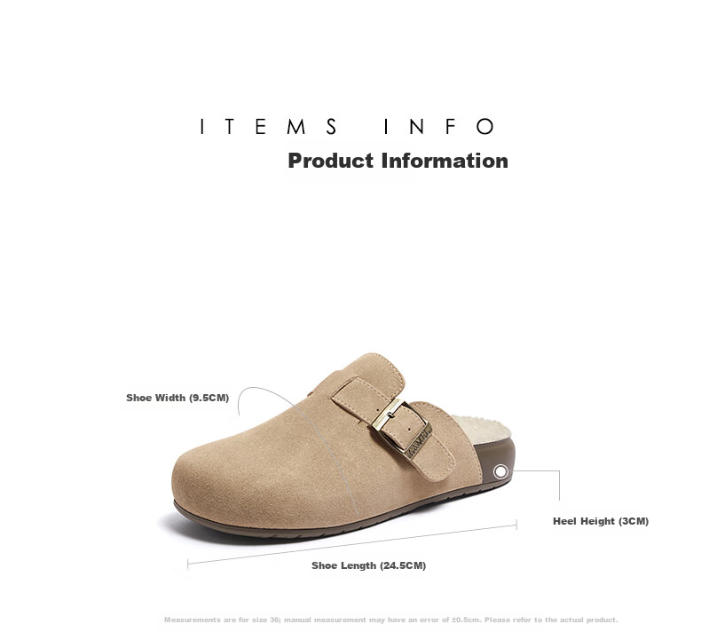 CAMEL Soft Bag 2nd Generation Full Coverage Birkenstock Comfortable Deep Mouth Shoes L25W700108 Apricot (Full Coverage Fleece Lining) Size 37 43