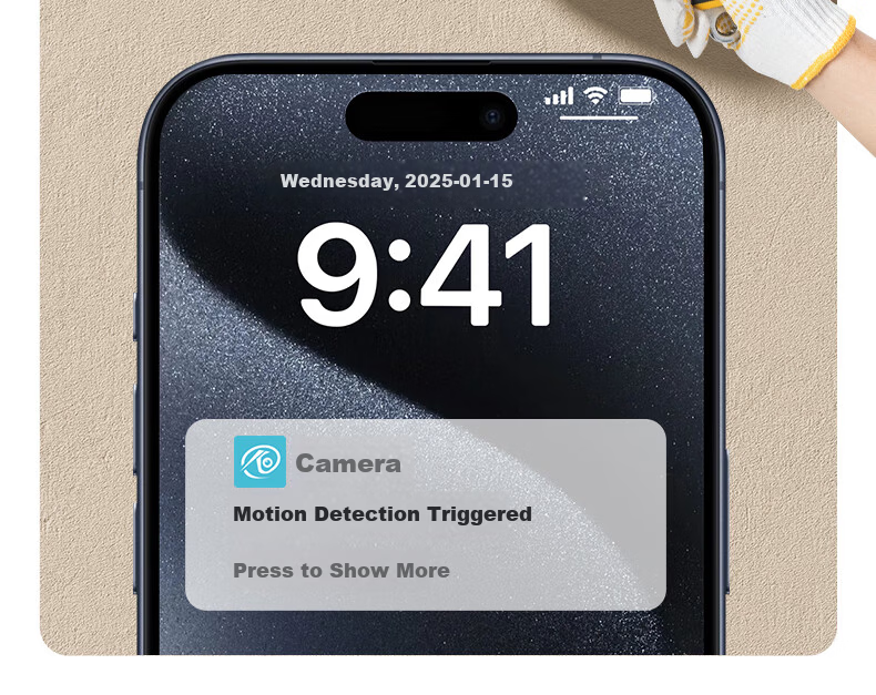 Tuqiang Wireless WiFi Magnetic Doorway Staircase Camera Battery-Powered Indoor Outdoor HD Remote Mobile Surveillance Camera No Drilling Required 39