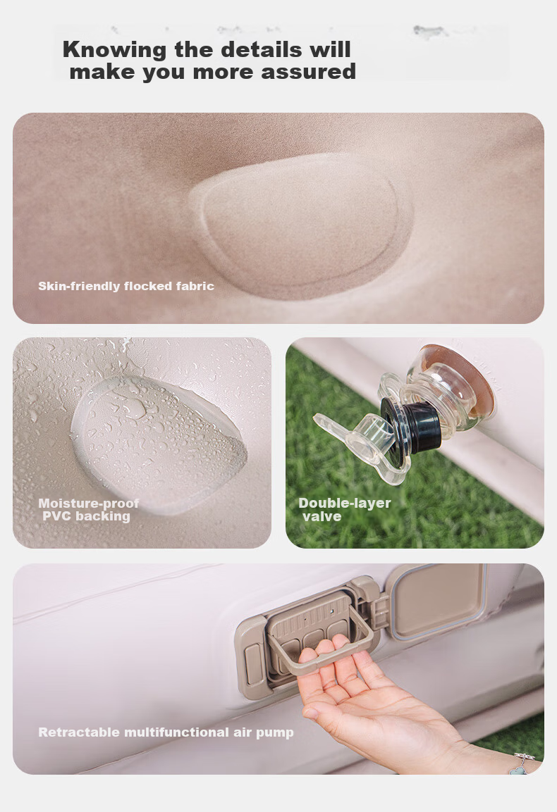 FEIRSH Automatic Inflatable Mattress Outdoor Camping Home Air Cushion Picnic Moisture-Proof with Pillow Single Second Generation Upgrade 18