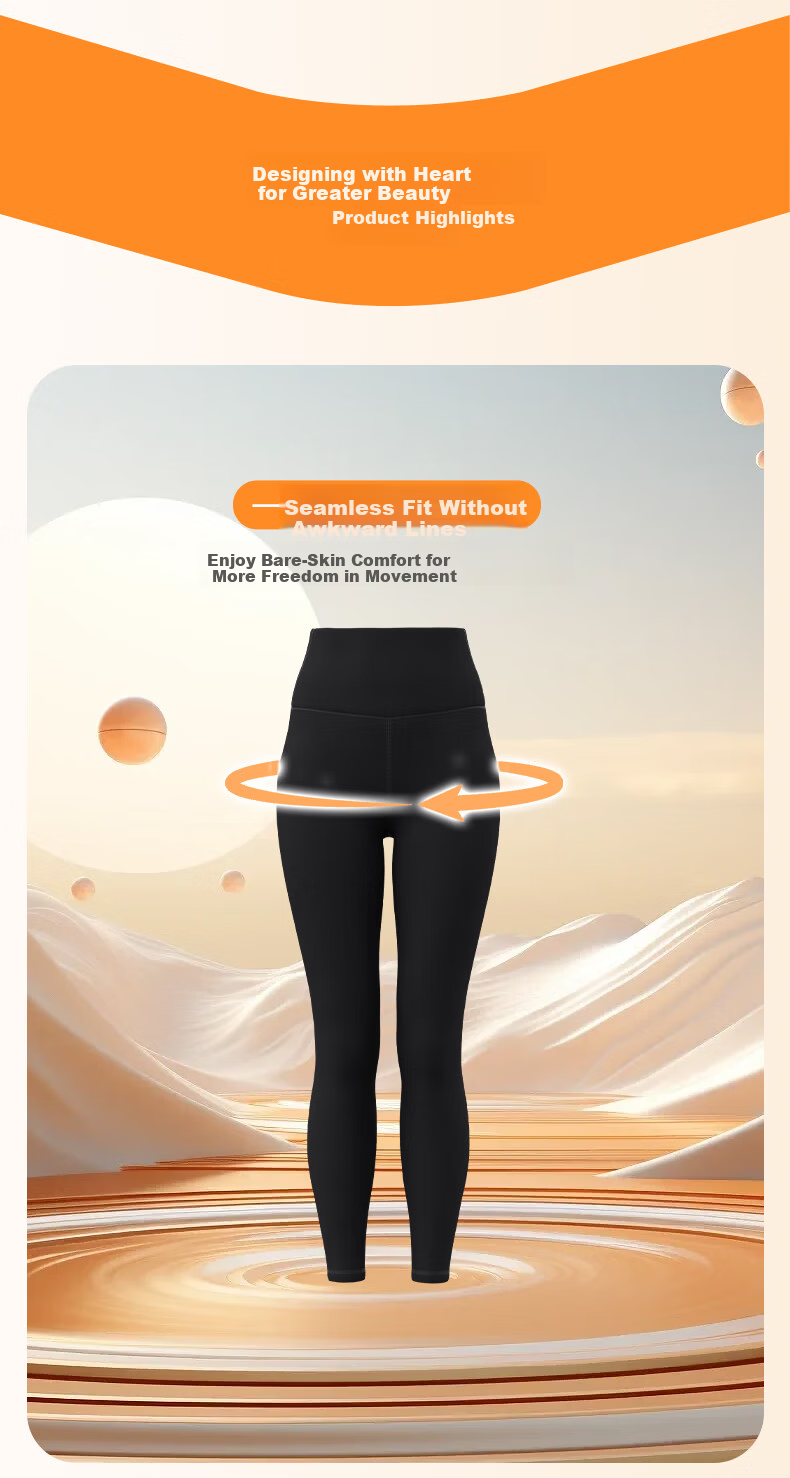 Jeanswest Women's Leggings for Spring And Autumn, Fleece-Lined for Warmth And Comfort, Tummy Control And Butt-Lifting, Slimming Yoga Pants, Black with Fleece Lining, Size L 3