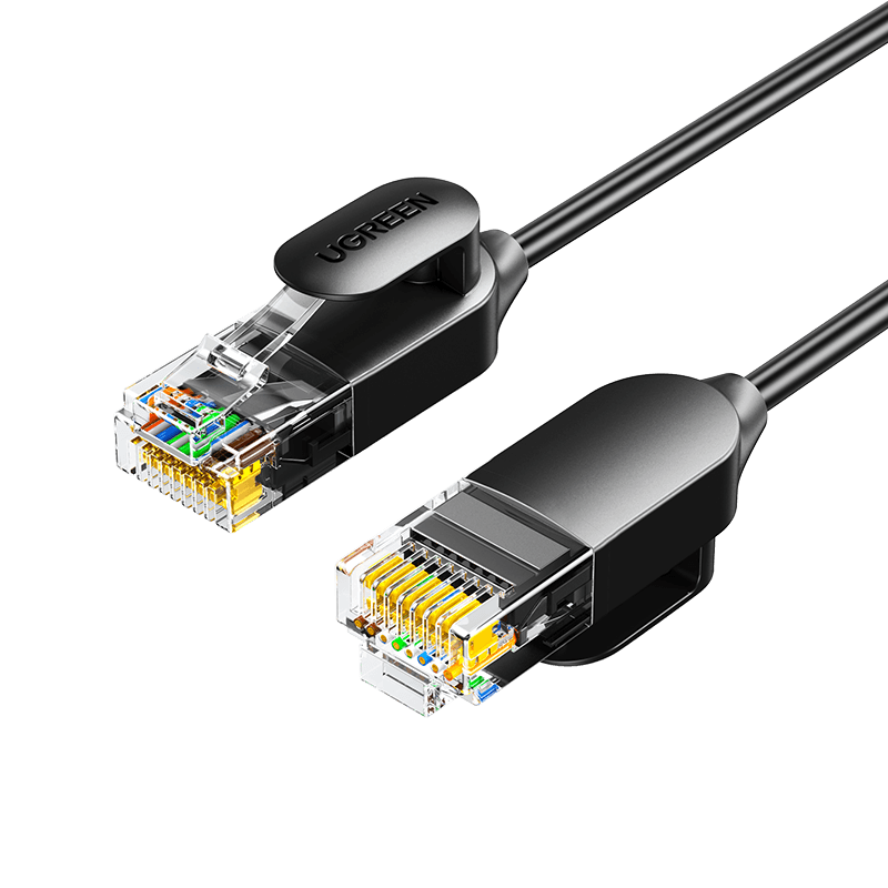 UGREEN Cat6A Slim Ethernet Cable, Pure Copper 10 Gigabit Patch Cord, Home Computer Router Optical Modem Network Connection Cable, Compatible with Gigabit Broadband, 20 Meters 25035