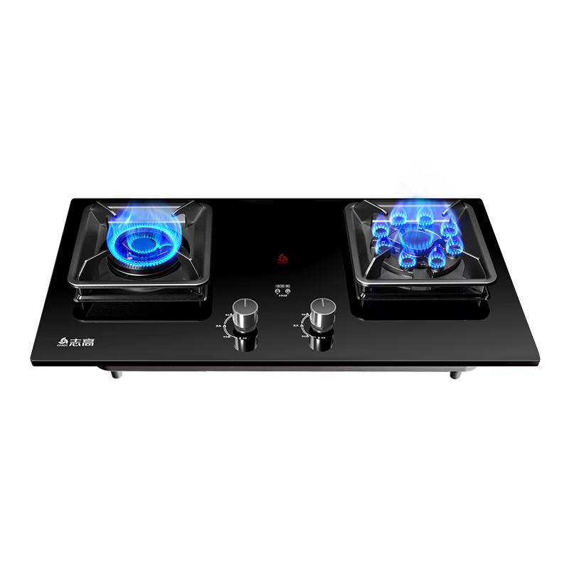CHIGO Government Subsidy 15% Household Gas Stove Double Burner Tabletop Stove Liquefied Gas Gas Stove Built-in High Flame Stove First-Level Energy Efficiency D09