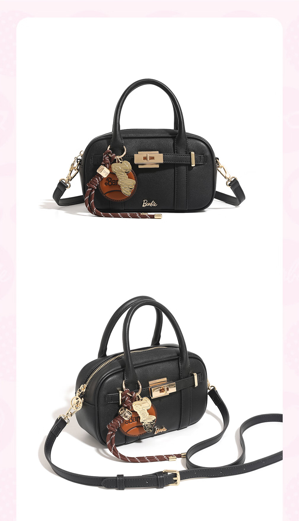 Barbie Women's Bowling Bag 2026 New Commuter Crossbody Handbag Birthday Valentine's Day Gift for Wife and Best Friend 11