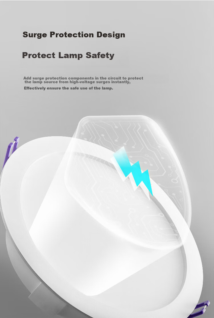 BULL TL04 Embedded Downlight MT-L011A-AS Ultra-thin 11W 5-inch White Light 6500K Opening 110-125mm 11