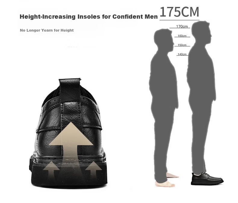 MULINSEN Men's Business Casual Breathable Soft Sole Formal Leather Shoes Black Size 41 Model 99128 6
