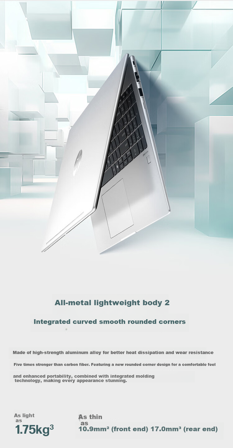 HP Zhan66 14-inch Lightweight Office Laptop Ryzen 5 220 16GB 512GB SSD 1-Year Onsite Service Military Standard Certified Zhan AI 4