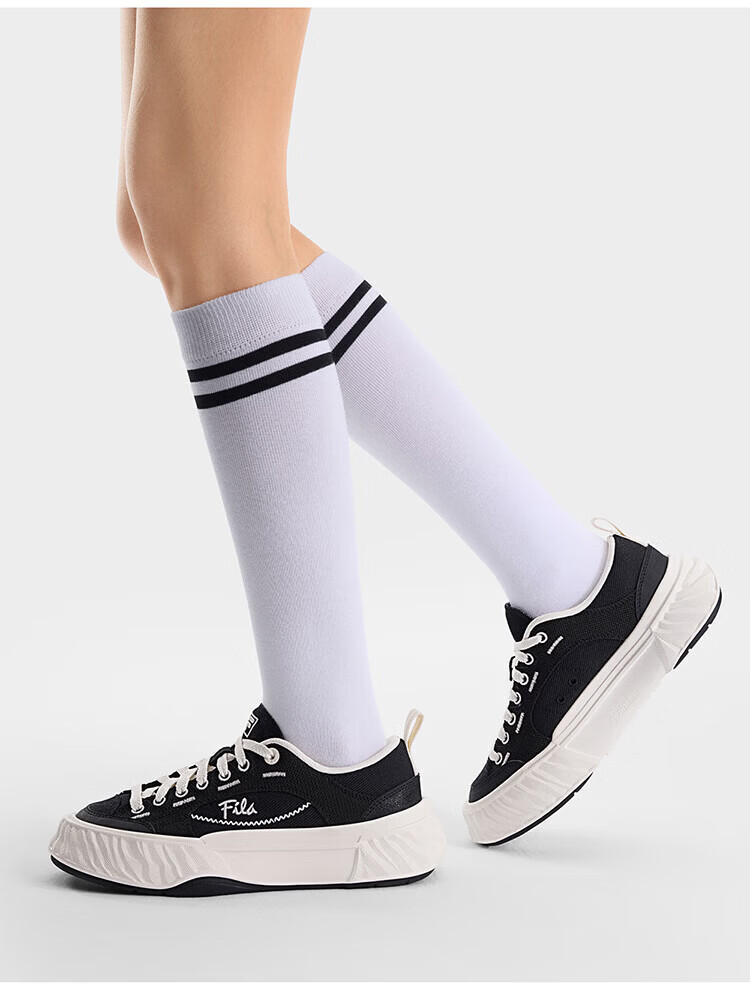 FILA Official Women's Shoes FOSSO 1+ Canvas Shoes 2026 Summer Rock Walking Shoes 1+ Fashion Casual Shoes 28